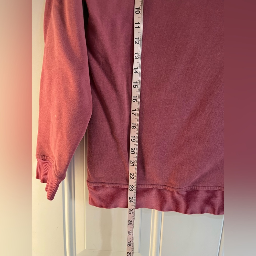 LULULEMON All Yours Crew Sweatshirt Women’s M Pink Terry Athletic Gym Activewear - Picture 4 of 9